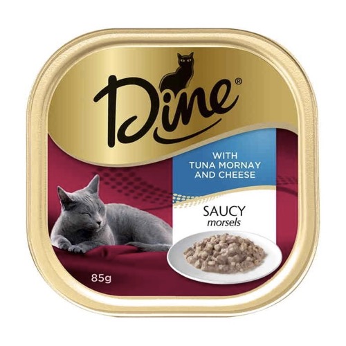 Dine Daily Cat Food Tuna Mornay & Cheese Sauce