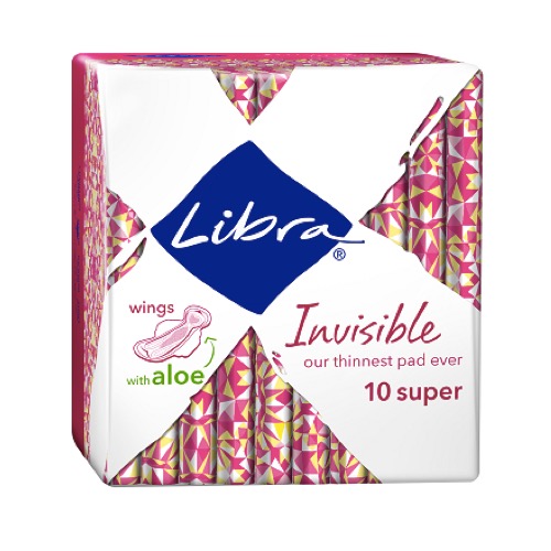 Libra Invisible Pads Super Wing