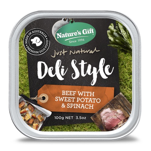 Natures Gift Deli Style Beef, Sweet Potato & Spinach