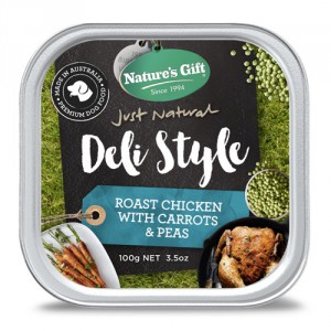 Natures Gift Deli Style Roast Chicken with Carrot Peas