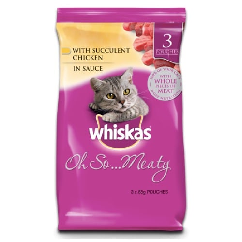 Whiskas Adult Cat Food Oh So Succulent Chicken
