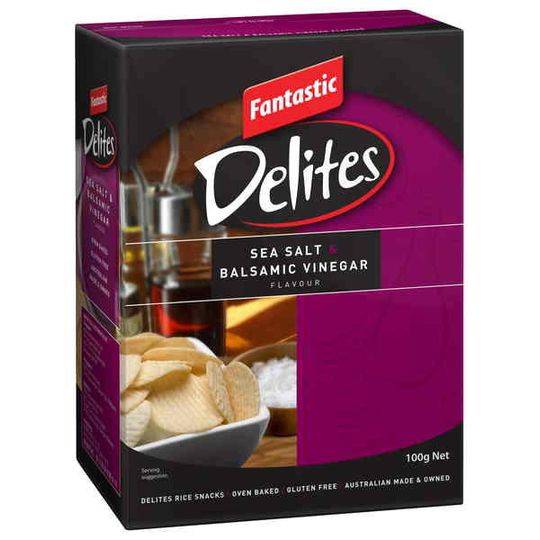 Fantastic Delites Snacks Sea Salt & Balsamic Vinegar