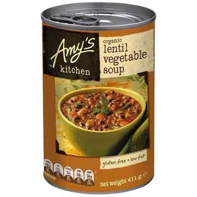 Amys Kitchen Canned Soup Organic Lentil & Vegetable