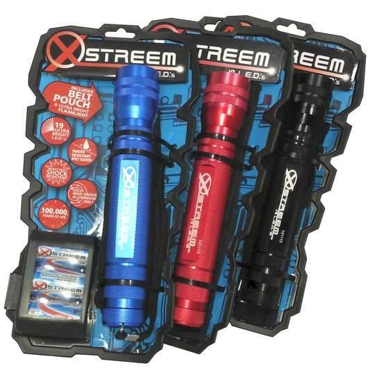 Xstreem 19 Led Flashlight With Pouch
