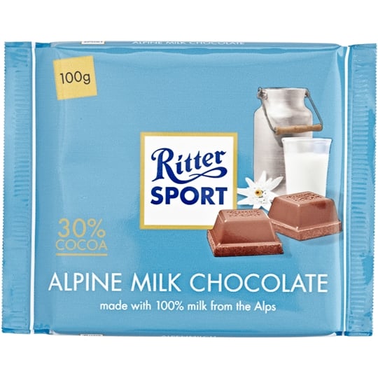 Ritter Sport Milk Chocolate Alpine