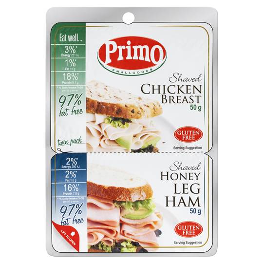 Primo Double Pack Honey Ham & Chicken