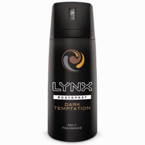 Lynx For Men Body Spray Aerosol Deodorant Dark Temptation