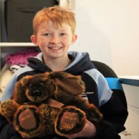 Meet the 12 year old boy sewing teddy bears for charity