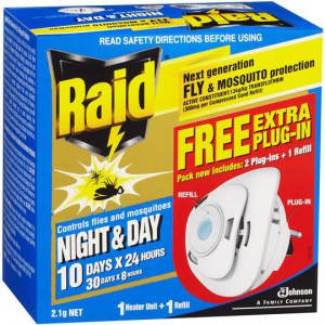 Raid Night & Day Primary Insect Control Fly & Mosquito Protection