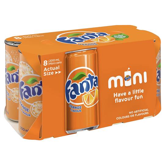 Fanta Orange Mini Can