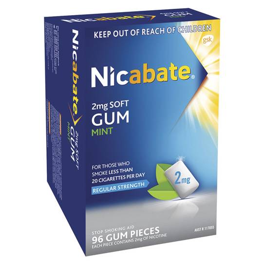 Nicabate Quit Smoking Gum 2mg