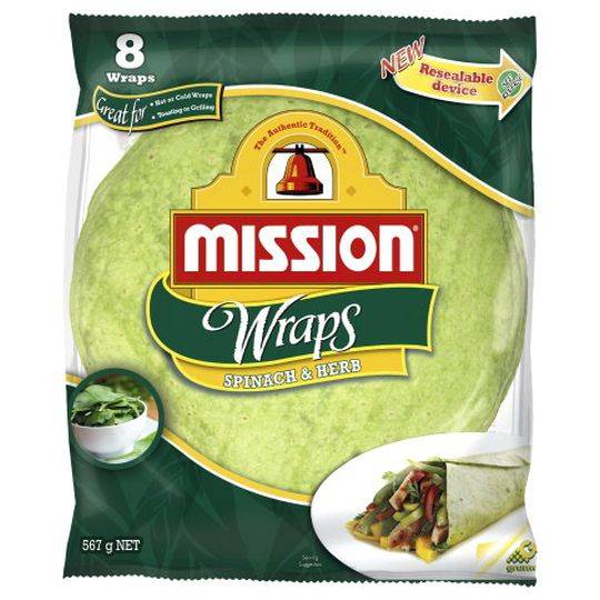 Mission Wraps Spinach & Herb