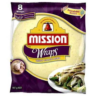 Mission Wraps Garlic & Herb