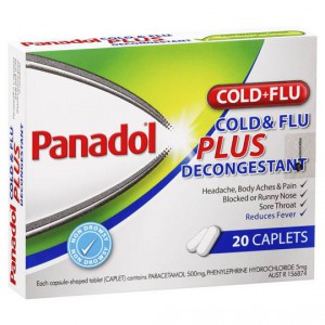 Panadol Tablets Cold & Flu Decongestant