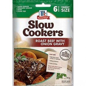 Mccormick Slow Cookers Beef With Onion Gravy