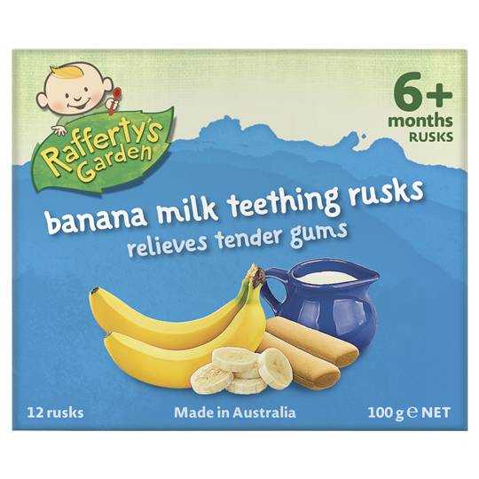 Rafferty's Garden Snacks Snack Banana Milk Rusks