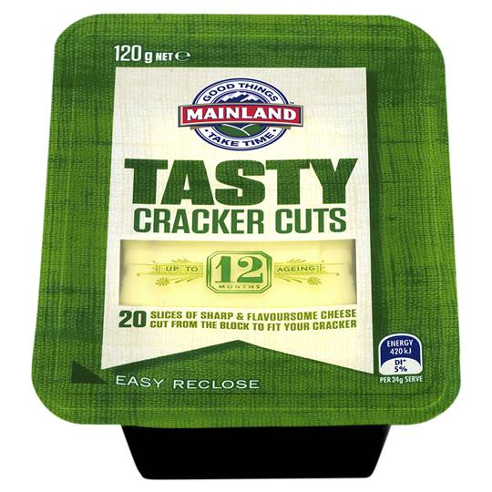 Mainland Cracker Cuts Tasty Cheese