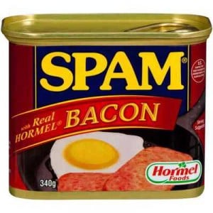 Spam Ham With Real Bacon