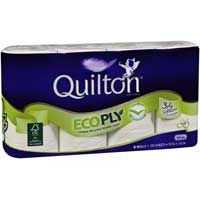 Quilton Ecoply Toilet Tissue White 3ply