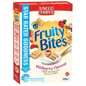 Uncle Tobys Wildberry Fruity Bites