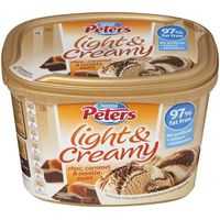 Peters Light & Creamy Ice Cream Caramel Choc Van Swirl