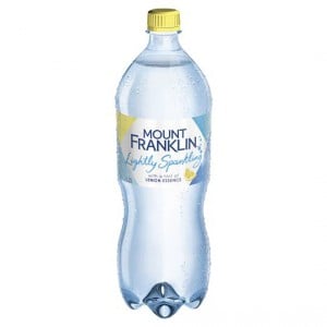 Mount Franklin Lightly Sparkling Lemon Water