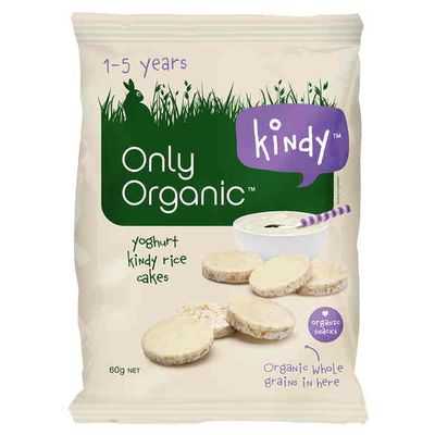 Only Organic Snack Mini Yoghurt Rice Cakes