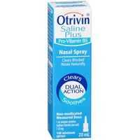 Otrivin Nasal Spray Hay Fever Assist Dual Action Saline Plus