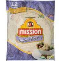 Mission Ingredients Burrito Tortillas