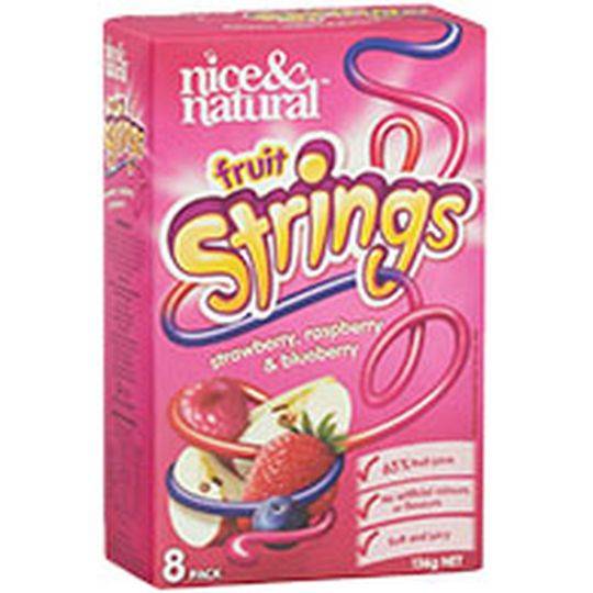 Nice & Natural Fruit Strings Strawberry