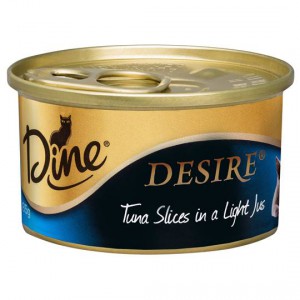 Dine Desire Adult Cat Food Tuna Slices In A Light Jus