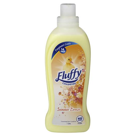 Fluffy Fabric Softener Ultra Conc Summer Breeze