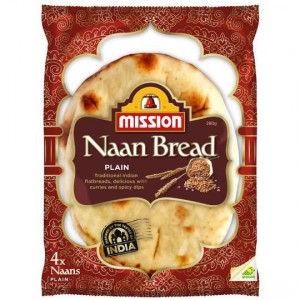 Mission Naan Bread Plain