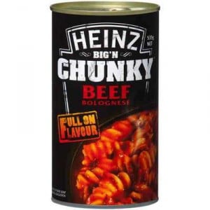 Heinz Big N Chunky Canned Soup Pasta Bolognaise