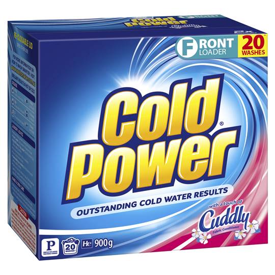 Cold Power With Cuddly Front Loader Laundry Powder
