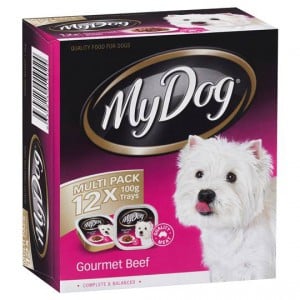 My Dog Adult Dog Food Gourmet Beef Multipack