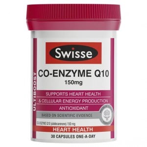 Swisse Ultiboost Co Enzyme Q10 150mg Caps