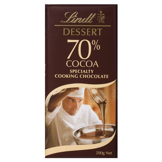 Lindt Dessert Specialty Cooking Chocolate 70% Cocoa