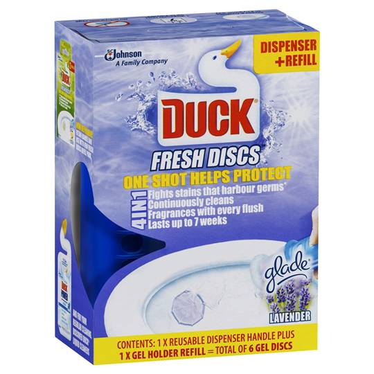 Duck Fresh Discs Toilet Cleaner Lavender