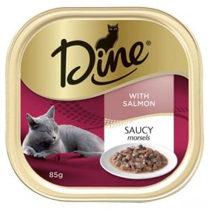 Dine Adult Cat Food Morsels With Salmon