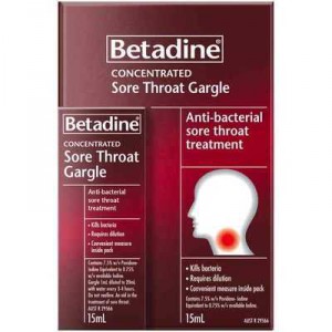 Betadine Throat Gargles Concentrated