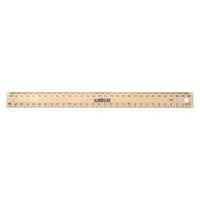 Celco Wooden Ruler Metric Drilled
