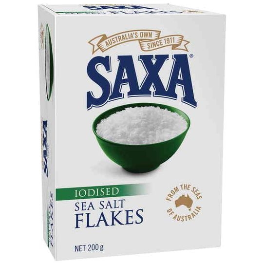 Saxa Iodised Salt Sea Flakes