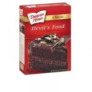 Duncan Hines Cake Mix Devils Food