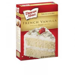 Duncan Hines Cake Mix French Vanilla