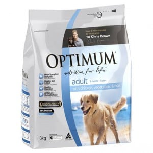 Optimum Adult Dog Food Chicken Veg & Rice