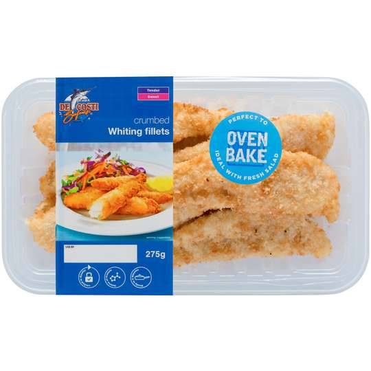 De Costi Whiting Fillets Crumbed
