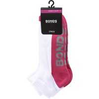 Bonds Womens Socks Logo Sports 1/4 Size 8-