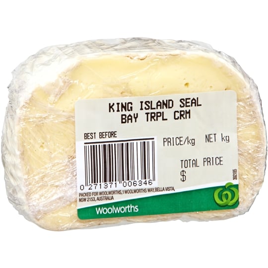King Island Triple Cream Seal Bay Cheese