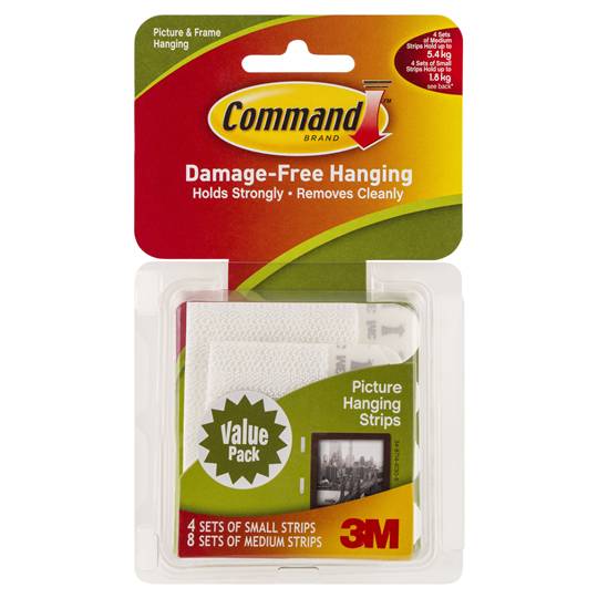 Command Picture Hanging Strips Combo Small And Medium